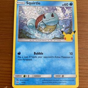 Squirtle Holo from McDonald’s 25th anniversary